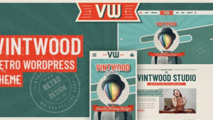 VintWood v1.1.7 a Vintage, Retro WordPress Theme