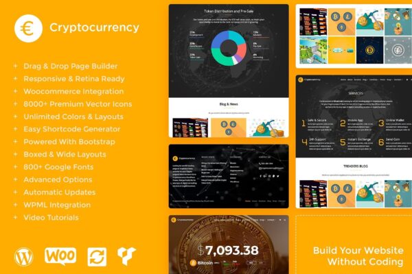 VisualModo Cryptocurrency WordPress Theme v2.0.4