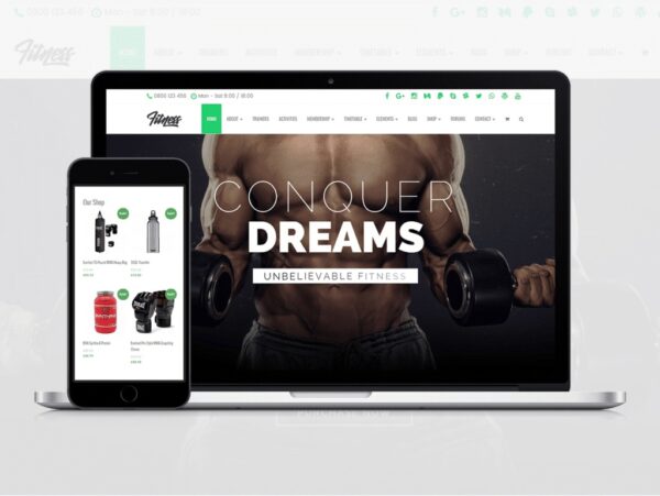 VisualModo Fitness WordPress Theme v14.0.4