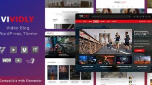 Vividly v1.5.4 Video Blog WordPress Theme