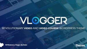 Vlogger (v3.2.0) Professional Video & Tutorials WordPress Theme