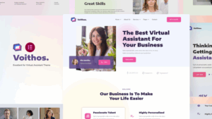 Voithos | Personal Virtual Assistant Elementor Template Kit