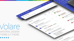 Volare (v1.1.7) Material Design phpBB 3.3 Theme