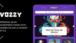 Vozzy v1.02 Modern & Neobrutalism WordPress Theme
