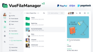 Fixed* Vue File Manager Pro v2.2.7 Your Professional Storage Cloud Platform [Regular License] [Activated]
