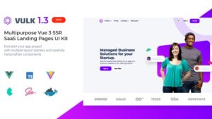 Vulk (v2.1.2) Multipurpose Vue 3 SSR SaaS Landing Pages UI Kit