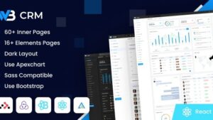 W3CRM Bootstrap Admin Dashboard Template (v2.1)