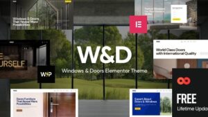 W&D (v2.5) Windows & Doors Company WordPress Theme