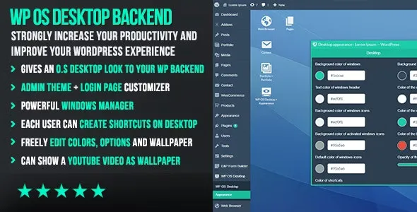 WP OS Desktop Backend v1.160