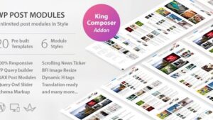 WP Post Modules for NewsPaper and Magazine Layouts v3.5.0 (Elementor Addon)