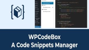 WPCodeBox (v2.1.2.1) The easiest way to add Code Snippets to WordPress