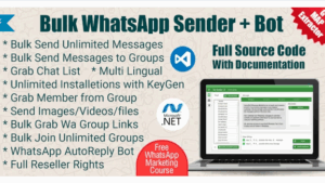 WaBulker Bulk WhatsApp sender + Group Sender + WhatsApp Autobot v3.1.9 [Activated]