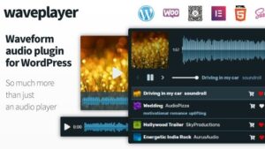 WavePlayer (v3.7.1) WordPress Audio Player with Waveform and Playlist