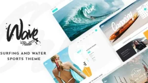 WaveRide v1.3 Surfing and Water Sports Theme (Activated)
