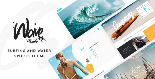 WaveRide v1.3 Surfing and Water Sports Theme (Activated)