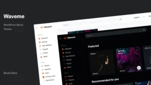 Waveme v11.1 - Music Platform WordPress Theme
