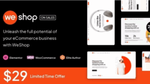 WeShop (v1.1.5) Multipurpose WooCommerce Theme
