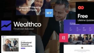 WealthCo v2.18.0 A Fresh Business & Financial Consulting WordPress Theme (Activated)