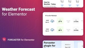 Forcaster v.1.0.7 Weather Forecast for Elementor