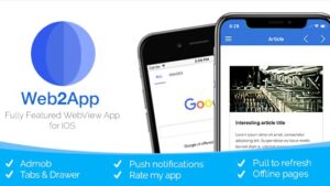 Web2App for IOS v4.1 Quickest Feature-Rich IOS Webview