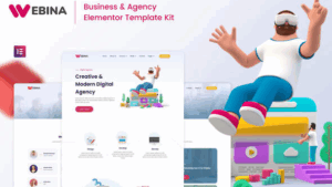 Webina - Business Agency & Startup Elementor Template Kit
