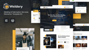 Weldery – Welding & Fabrication Services Elementor Template Kit