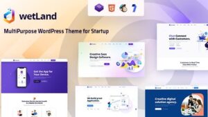 Wetland v1.1.1 MultiPurpose WordPress Theme for Startup