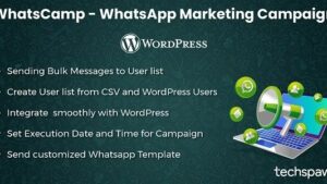 WhatsCamp v1.0.1 WhatsApp Marketing Campaign for WordPress