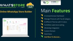 WhatsStore SaaS (v8.3) Online WhatsApp Store Builder [Activated]