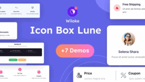 Wiloke Icon Box Lune for Elementor v1.0.1