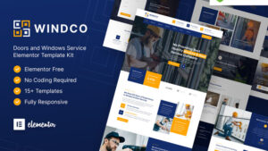 Windco – Doors & Windows Service Elementor Template Kit