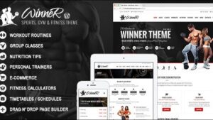 Winner v2.8 Fitness & Gym WordPress Theme