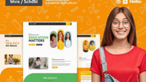 Wire School - Online Education Elementor Template Kit