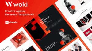 Woki - Creative Agency Elementor Template Kit