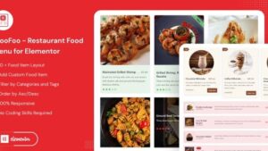 WooFoo (v1.0.7) Restaurant Food Menu for Elementor