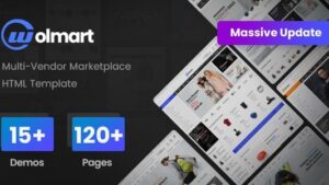 Wolmart v1.1.0 Marketplace eCommerce HTML Template