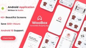 WooBox v23.0 WooCommerce Android App E-commerce Full Mobile App + kotlin