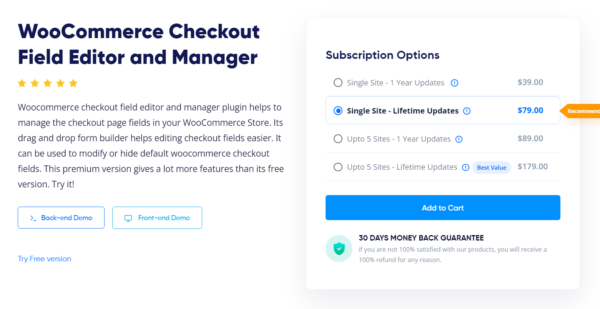 WooCommerce Checkout Field Editor and Manager v.4.0.0 [Acowebs]
