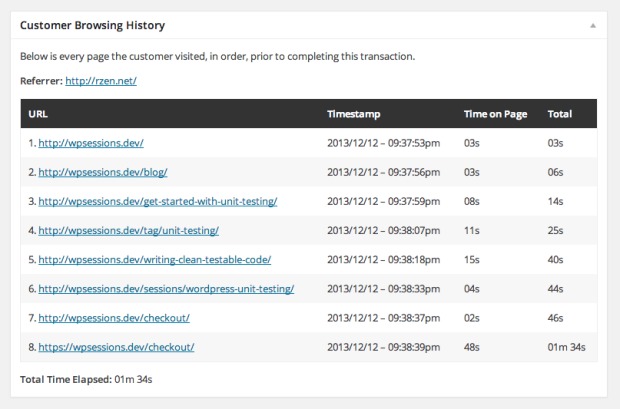 WooCommerce Customer History v1.2.1