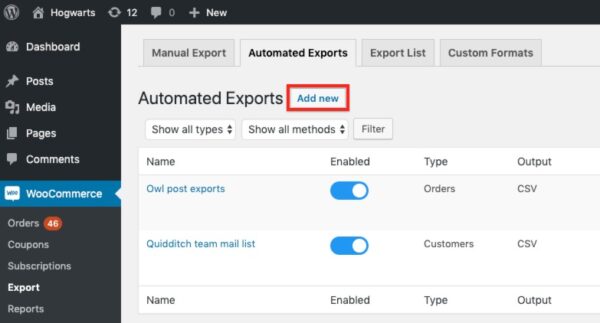 WooCommerce Customer Order CSV Export v5.5.4