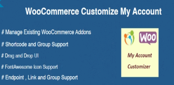WooCommerce Customize My Account Pro v4.4.0 [Activated]