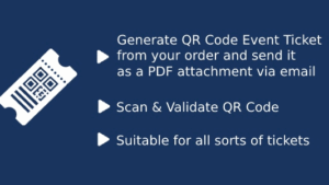 WooCommerce Event QR Code Email Tickets v1.4