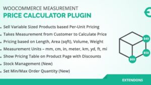 WooCommerce Measurement Price Calculator Plugin, Price Per Unit (v2.2.4)