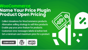 WooCommerce Name Your Price v2.1.1 (Product Open Pricing)