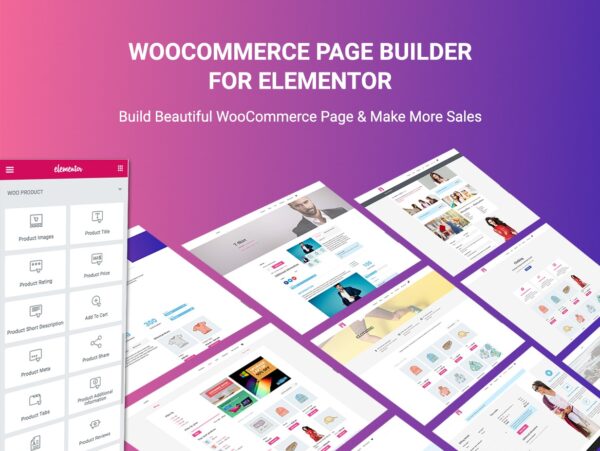 WooCommerce Page Builder For Elementor v1.1.6.7