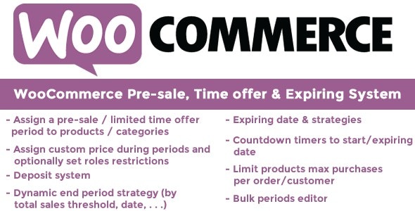 WooCommerce Pre-sale, Time offer & Expiring System (v11.5)