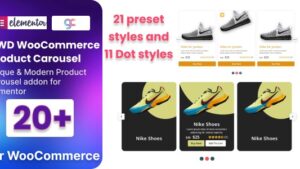 WooCommerce Product Carousel For Elementor v1.0
