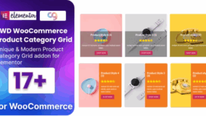 WooCommerce Product Category Grid For Elementor v1.0