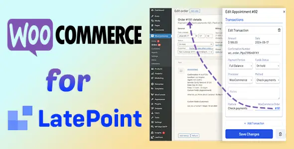 WooCommerce for LatePoint (Payments Addon) v10.7.0 (Activated)