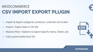Woocommerce csv import Export Plugin v2.0.1 Orders, Customers, Products
